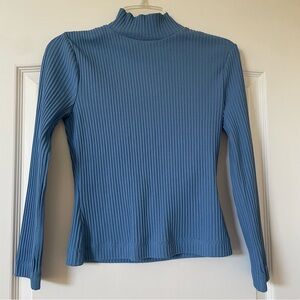 Brand New Veronica Beard Turtleneck Sweater in Light Blue Size Small